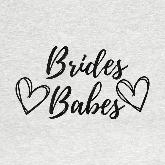 Brides babes Bridesmaids wedding party gifts design by SwiftyLane 